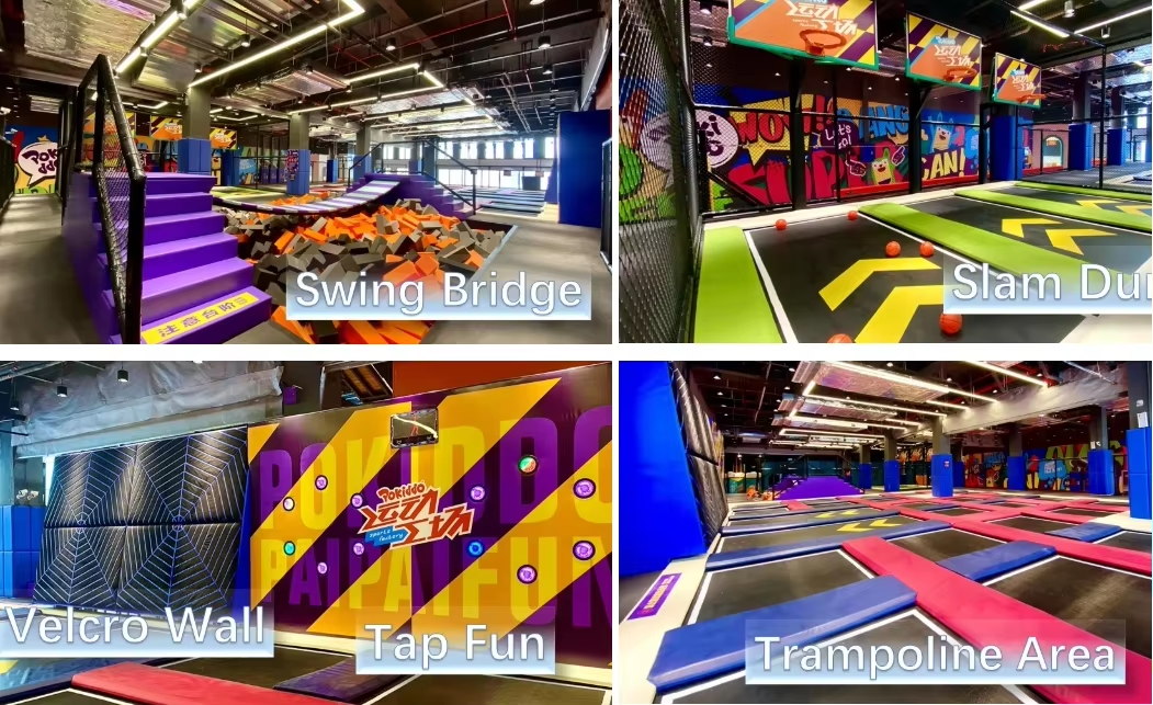 Atracciones de Trampoline Park 1