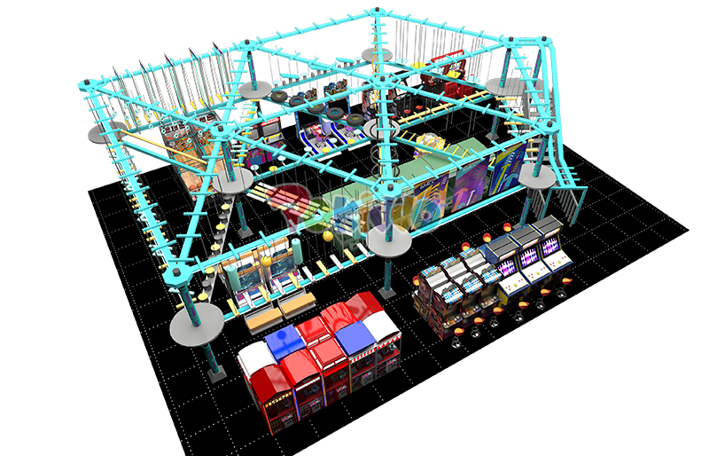 Equipos de juegos interiores para ni&ntilde;os.
