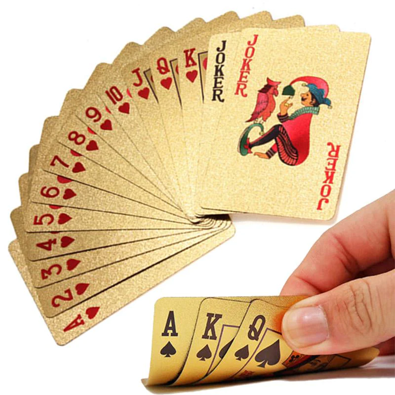 Poker PVC Foil Emas