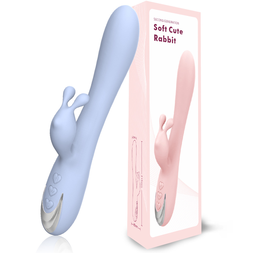 Vibrateurs Rabbit avec embouts vibrants ind&eacute;pendamment
