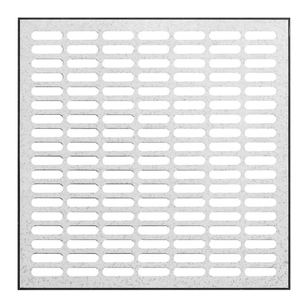 Painel de grelha de a&ccedil;o 45_-taxa aberta