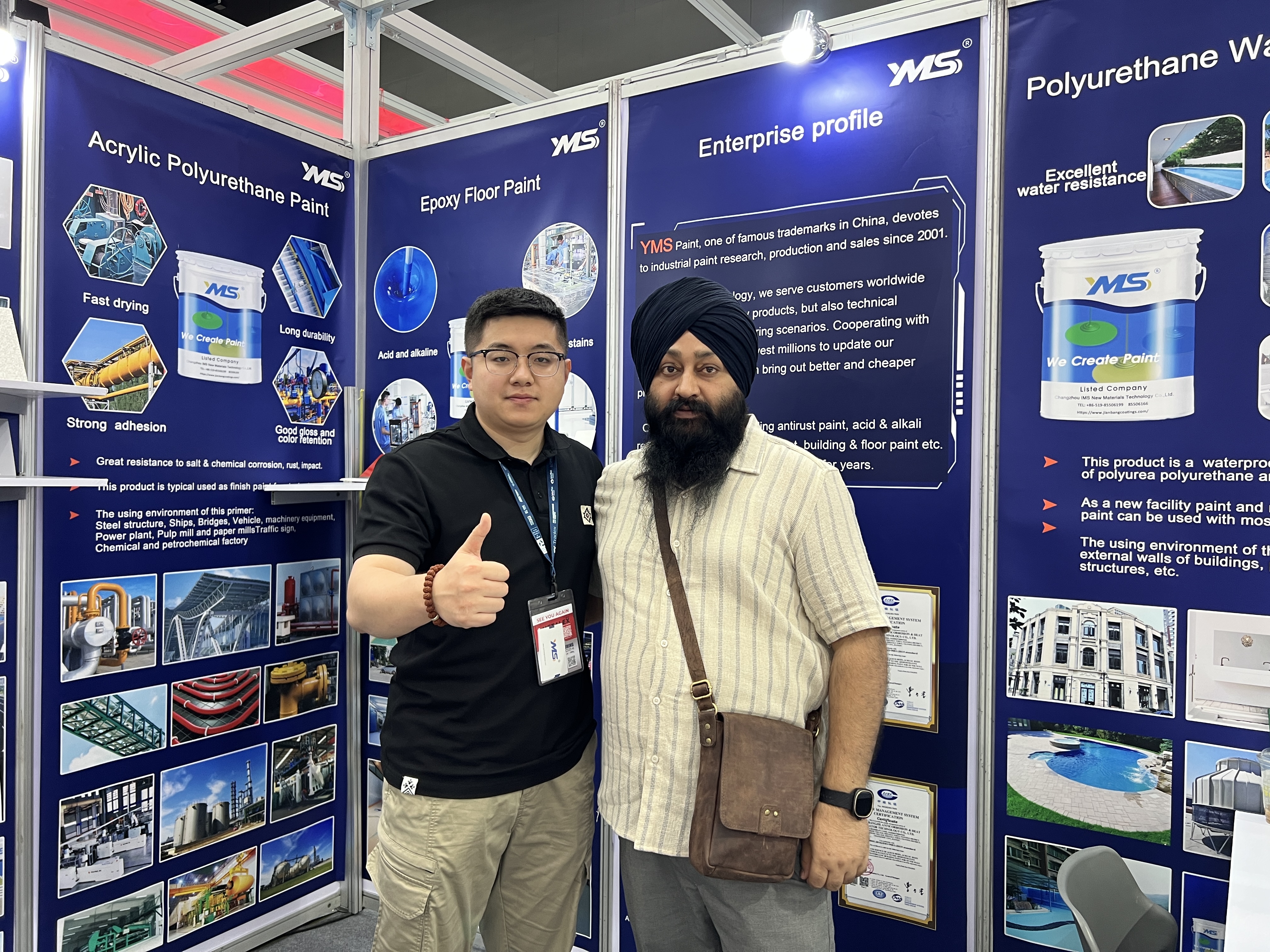 Tata lantai polyurethane akrilik