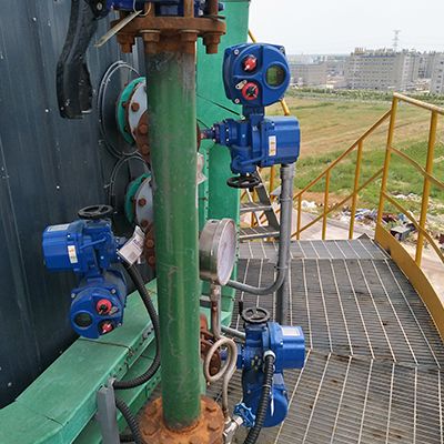 Valvola di farfalla 3 con condizioni di applicazione ROTEX dell'attuatore pneumatico