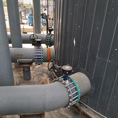 Valvola di farfalla 3 con condizioni di applicazione ROTEX dell'attuatore pneumatico