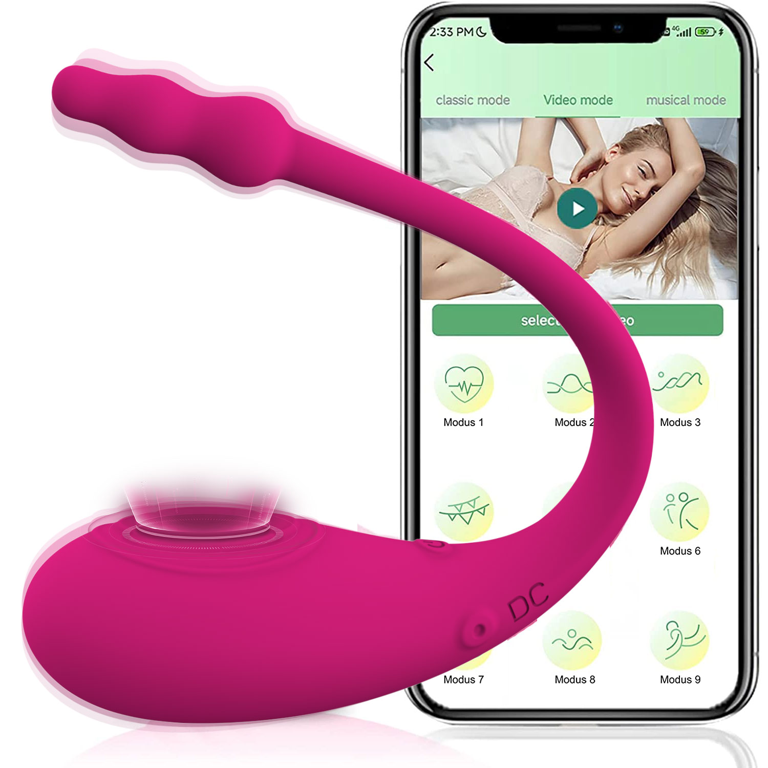 Le sexe adulte rechargeable joue plus de 10 vibrations pour les femmes et les couples