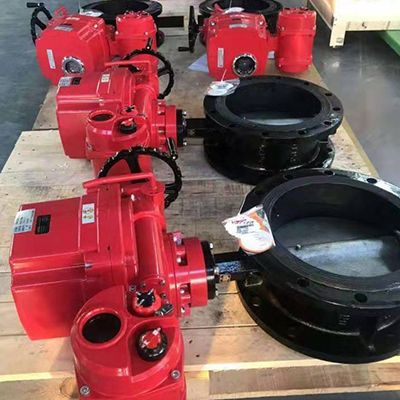 Oficina de produ&ccedil;&atilde;o de v&aacute;lvulas borboleta com atuador Premi Air 