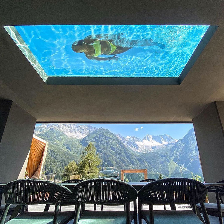 Piscina acr&iacute;lica - dise&ntilde;o