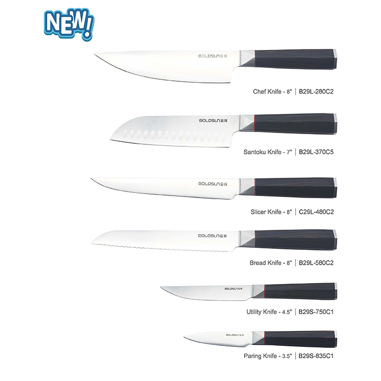 Sechseck-Griffdesign mit Naturholzhersteller