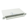 White 2U 24 port 19 Inch rack mount slide patch panel ODF