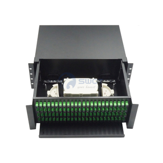  4U 96 port 19 Inch rack mount slide patch panel ODF