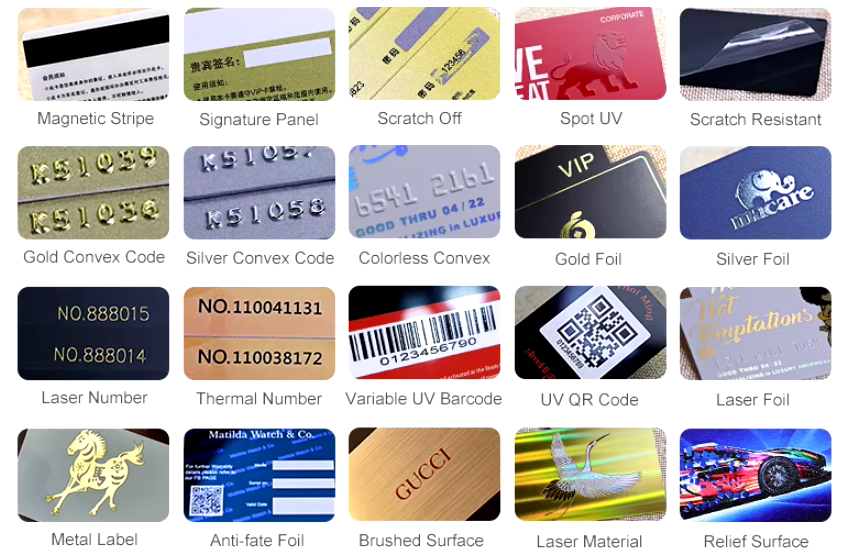 Bankas karšu PVC lapu veidi