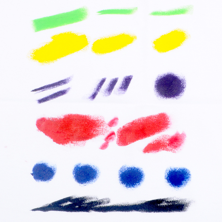 Textile Crayon Twistable Fabric Crayon Set Count 6 12