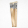 6pcs Short Handle Bristle Brush Acrylic Paint Brushes