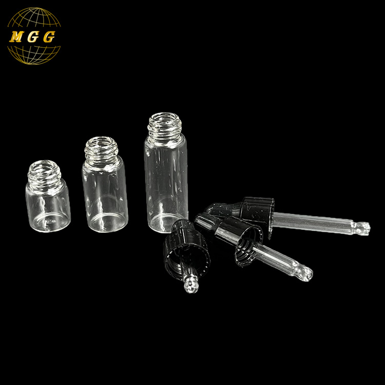 white glass dropper bottle