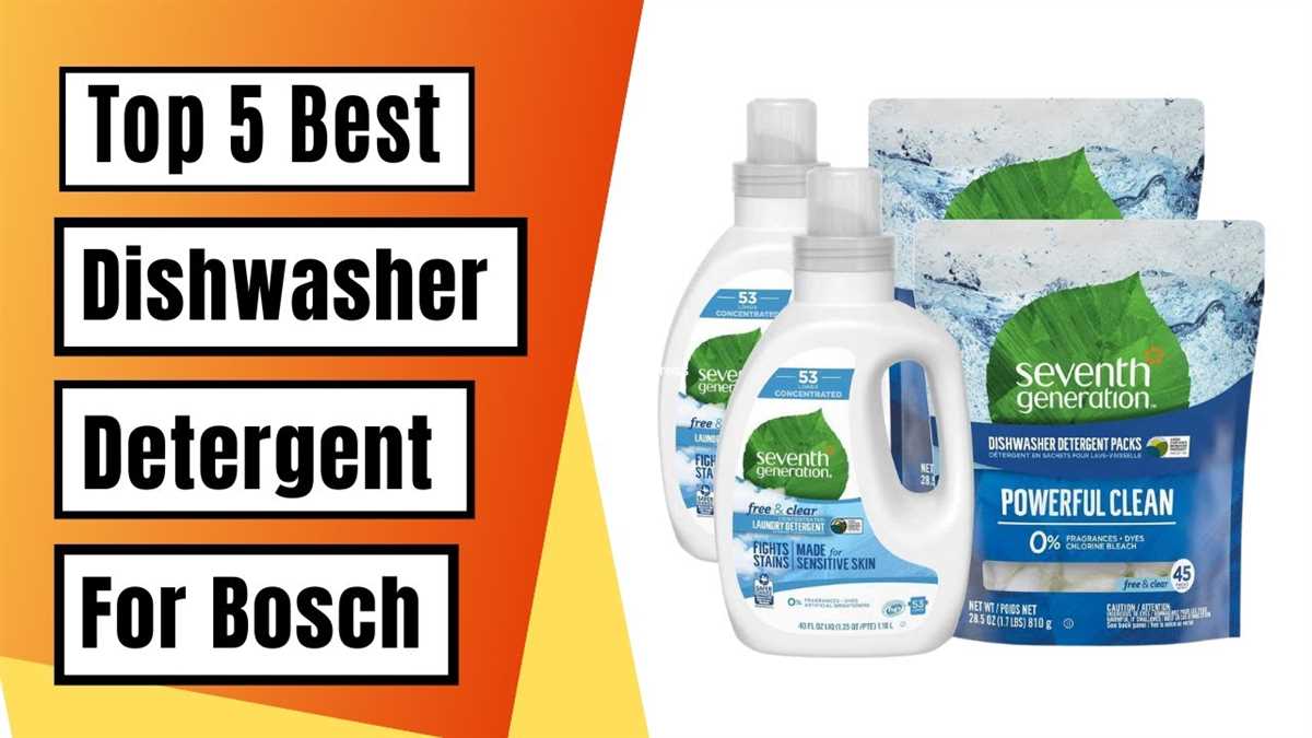 beste vaatwasserpods voor Bosch, onze topkeuzes