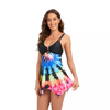 Farverigt Dame Tankini Beachwear