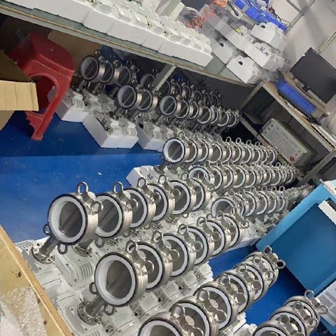Vanne papillon &agrave; joint Ptfe Usine COVNA
