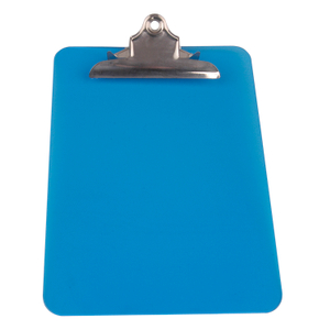 Plastic Clipboard Solid Colur Mountain Clip A4
