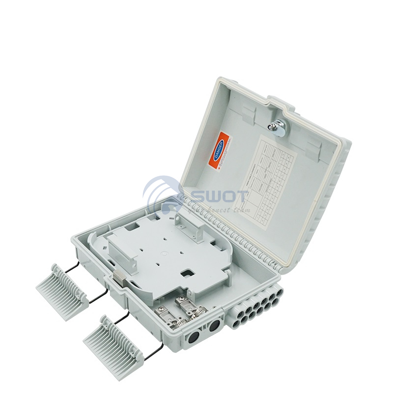 FTT-FDB12D 12 Port FTTH Distribution Box For Cassette PLC splitter