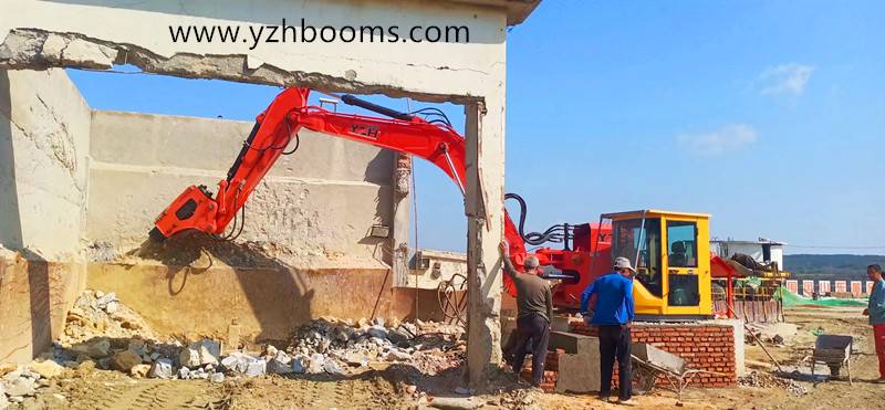 Fixed Rocbreaker Booms System ជួយអតិថិជនរបស់យើងក្នុងការបំបែកផ្ទាំងថ្មធំ-1