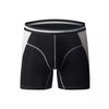 Atmungsaktive, gesplei&szlig;te, zweifarbige Herren-Boxershorts aus Baumwolle