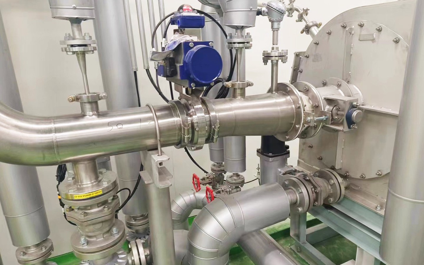 HK60-QW Electric 2-Way Sanitary Ball Valve Industri Farmaseutikal