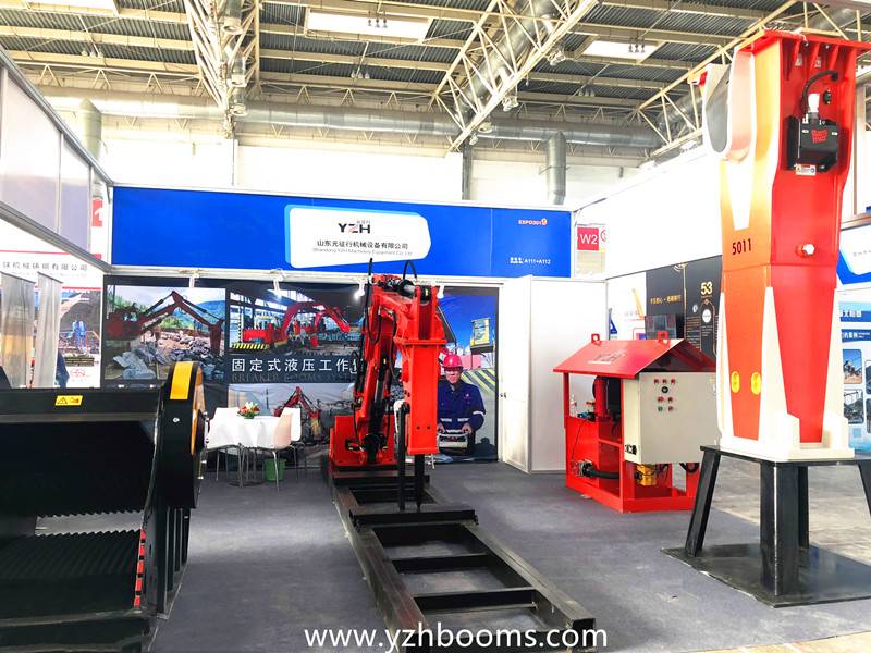 YZH Brand Rockbreaker Boom Systems זכו לתשומת לב רבה ב-CIME-1