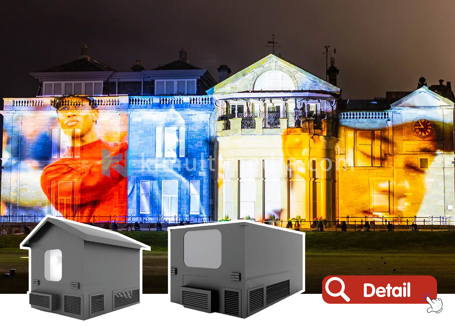 أجهزة عرض خرائط الإسقاط ثلاثية الأبعاد