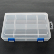 8 Grid Plastic Organizer Box 20x14x4.8cm 