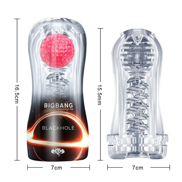  Tasse de sexe sous vide transparente pour chatte douce