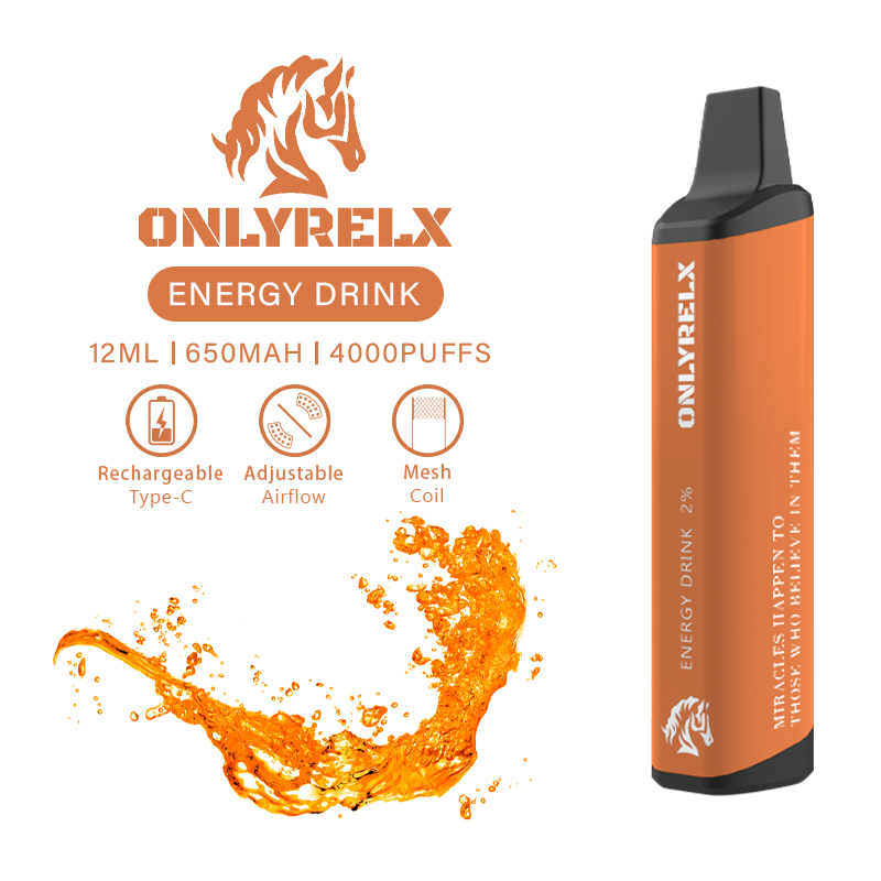 Onlyrelx Hero4000 Caramel Licorice Disposable Electronic Cigarette