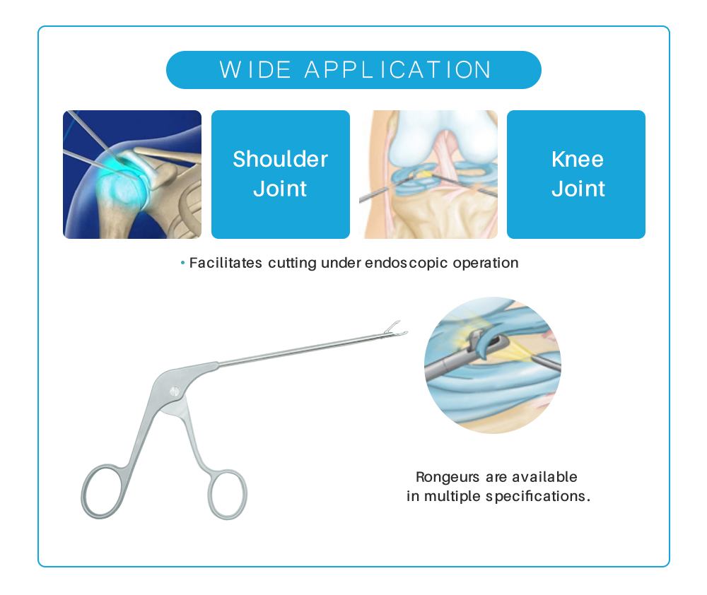 Mocheso tšoaroa arthroscopic dinama tse nyenyane tse grasper tshebetso likarolo