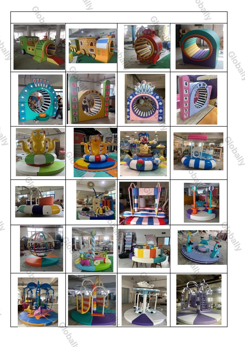 Mini Fantasy Kids Carrousel Ride Meubles de jeu doux d’int&eacute;rieur