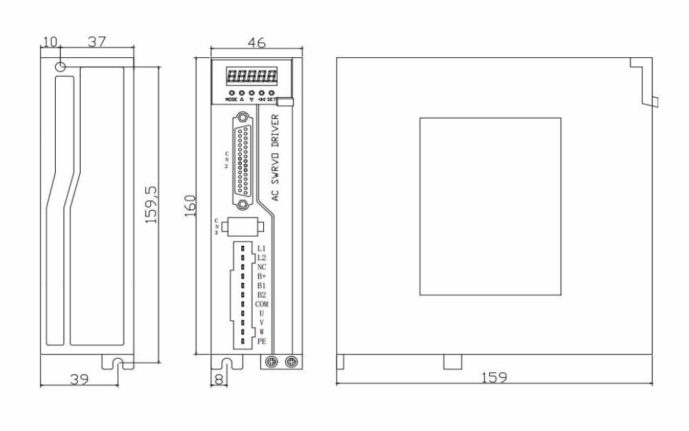 S2-serie AC-servomotoraandrijving