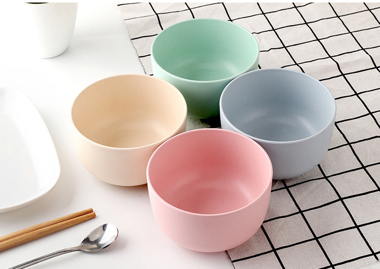 Japanese Style Microwaves Safe Biodegradable Unbreakable Plastic Bamboo