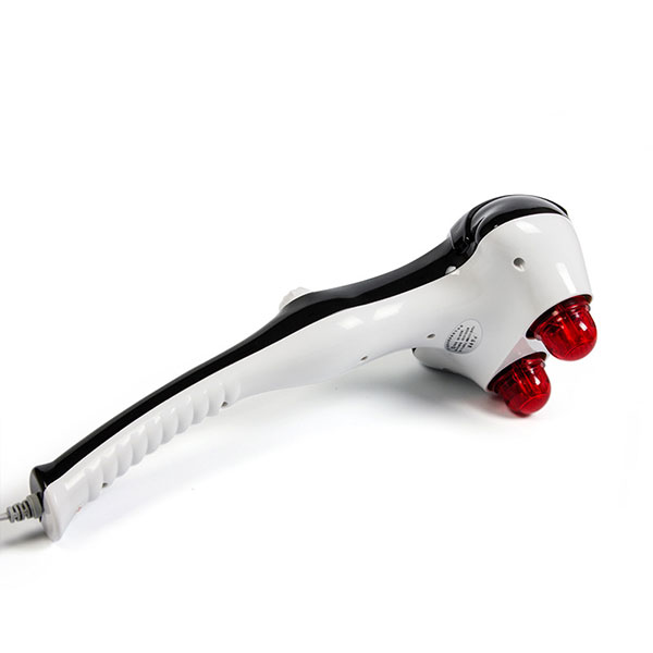Vibration massage with double-head heated massage stick