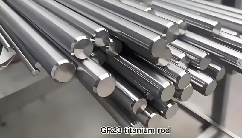 Barre ronde en titane