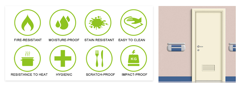 hpl deur vir hospitaal