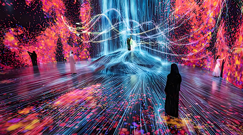 immersive projection art
