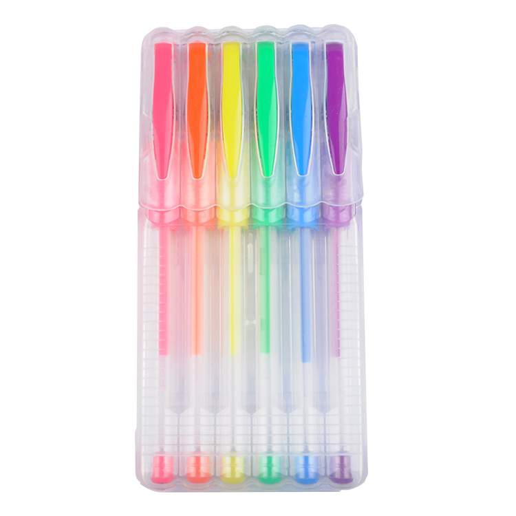 Neon Color Gel Pen Pack of 6 8 10