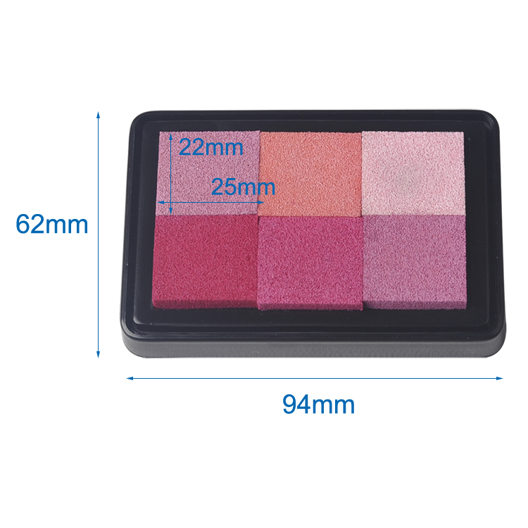 6 Colors Ink Pad