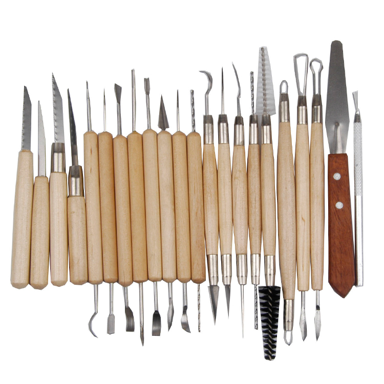 22pcs Ceramics and Sculpture Modeling and Pottery Tool Set