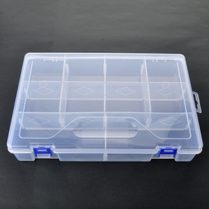10 Grid Plastic Organizer Box 30x20x6cm