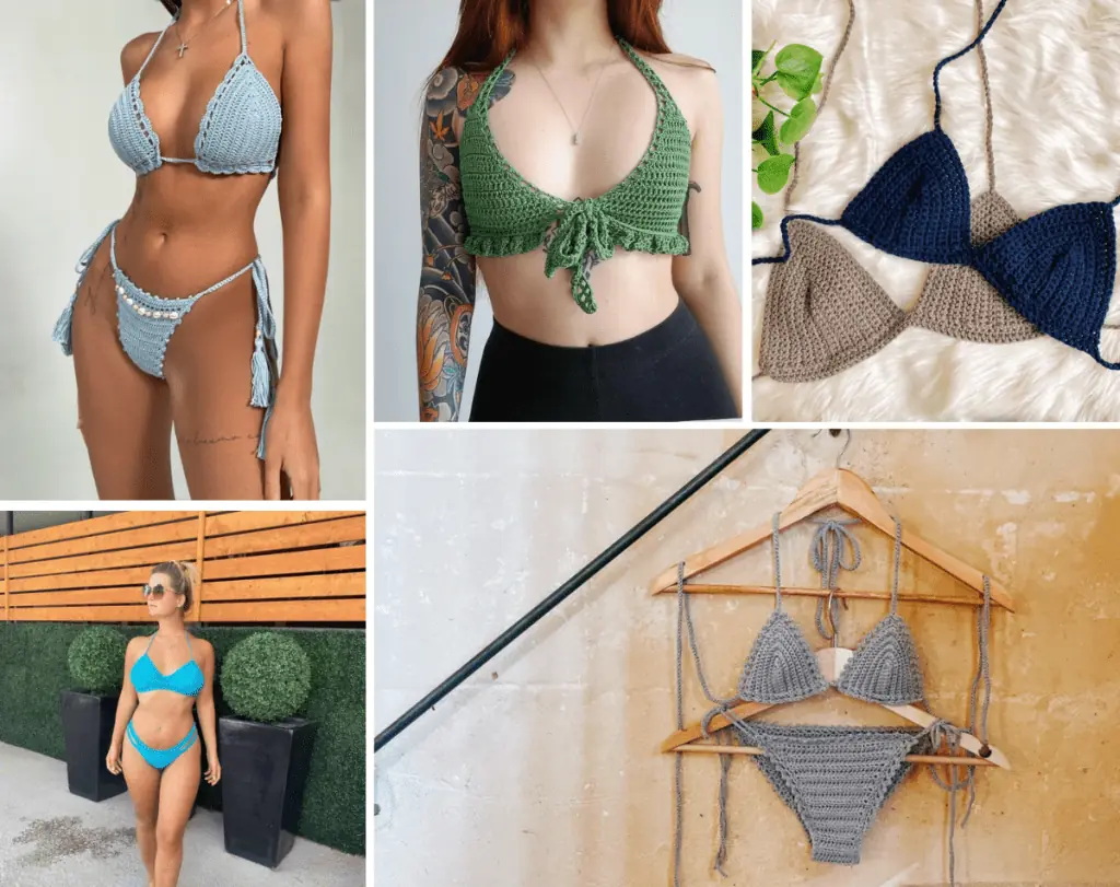Kaj je mokri kvačkani bikini?