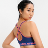 Women Blue Medium Support Sports Bra