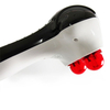 Vibration massage with double-head heated massage stick