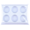 6 Deep Well Rectangular Plastic Painting Palette