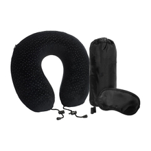 Healthy China U Shaped Inflatable Neck Pillow Memory Foam Travel Pillow