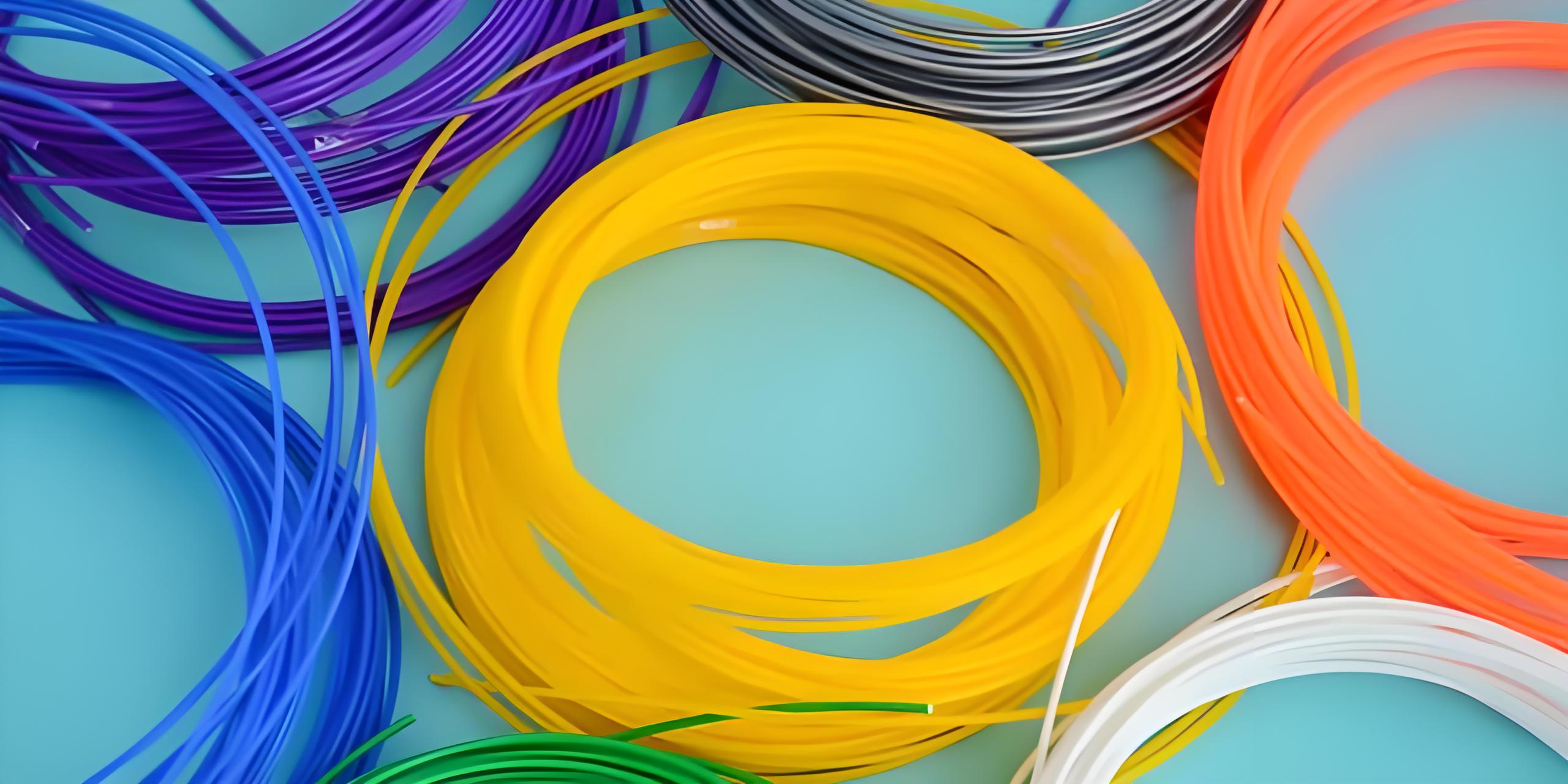 Multi color 3D printing materials