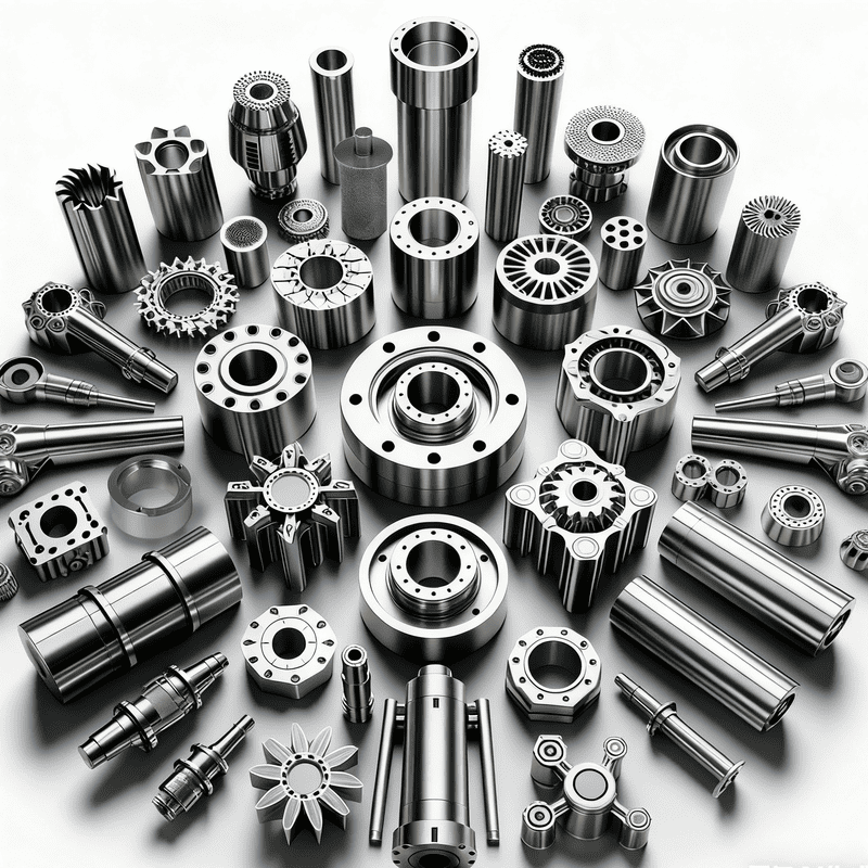 Pe&ccedil;as de usinagem CNC